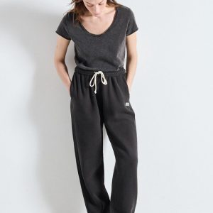 Sonoma t-shirt col V noir vintage