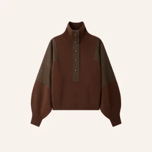 Sessun Wyssal Turtle Neck Patina Brown
