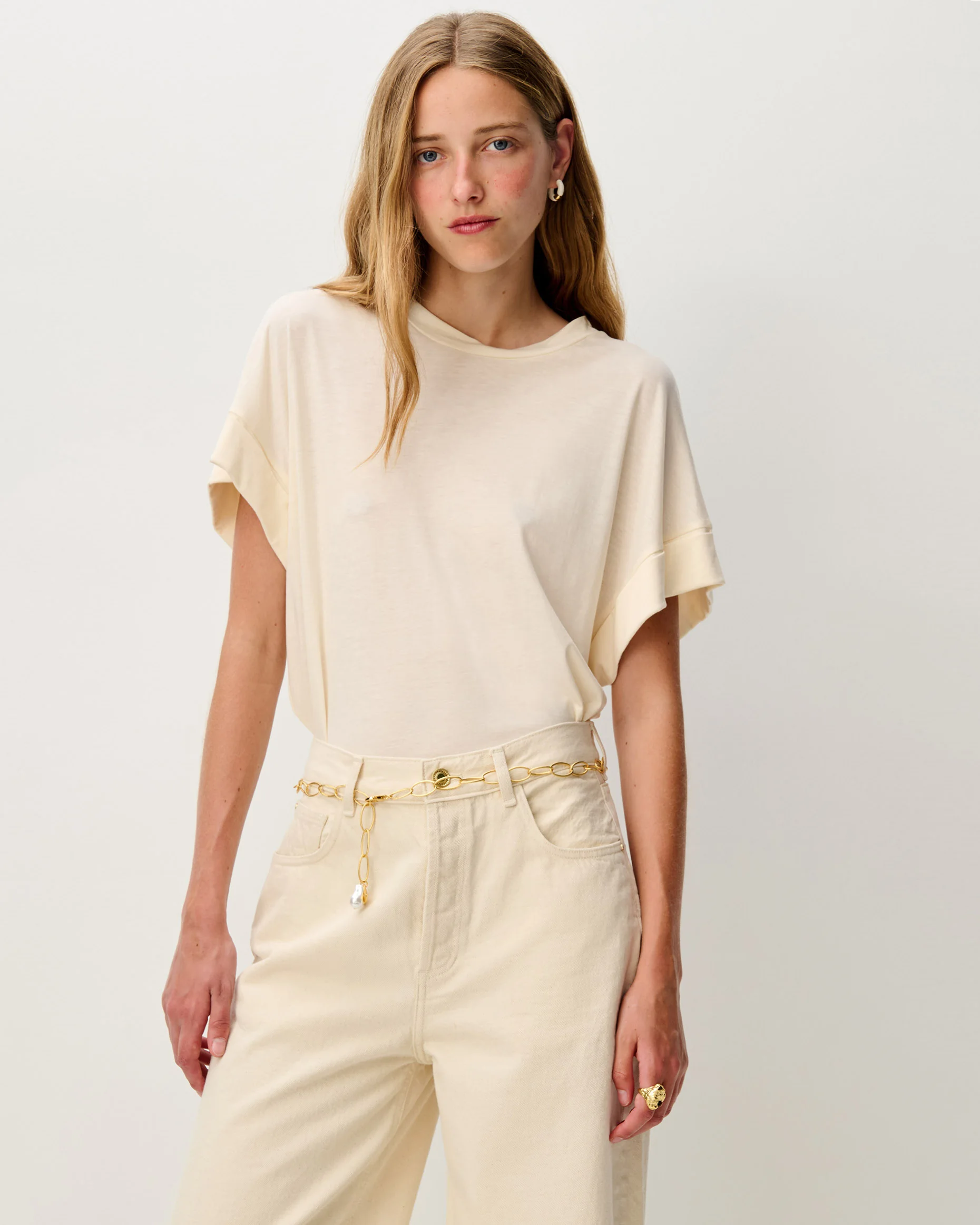 Sessun Dimentica T-shirt Fleur de Sel