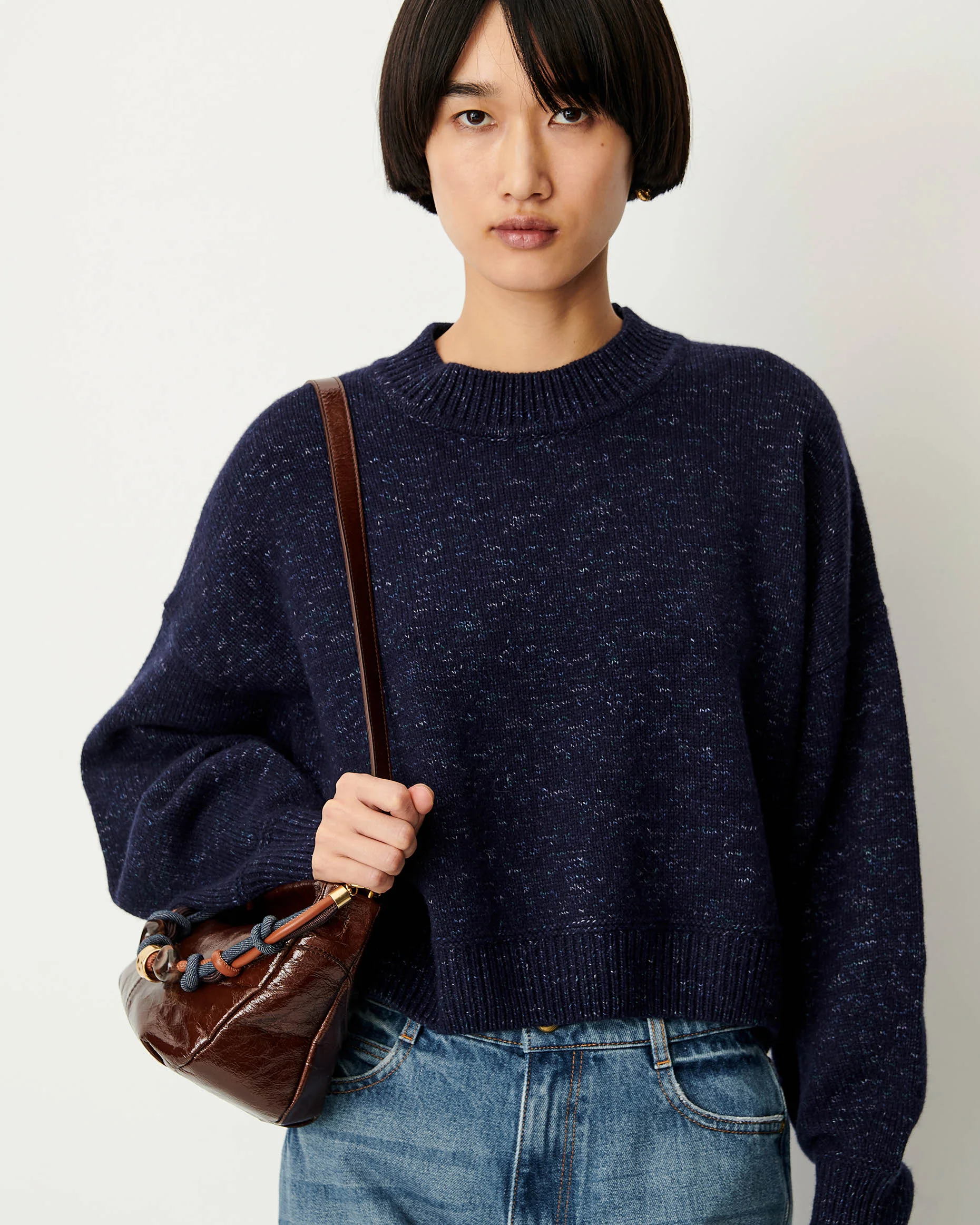 Sessùn Speto Pull col rond Mood Indigo