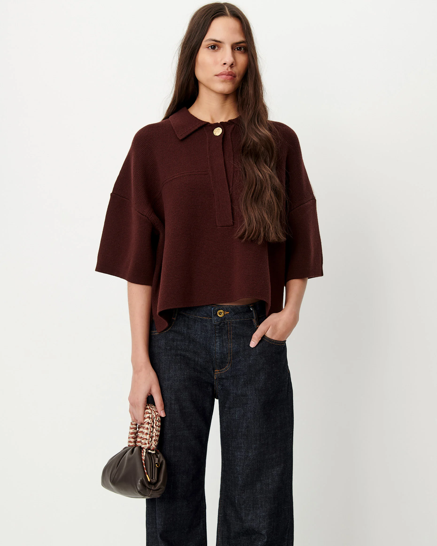 Sessùn Rigel Button-up Polo Ambrune