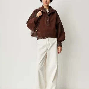 Sessun Wyssal Turtle Neck Patina Brown