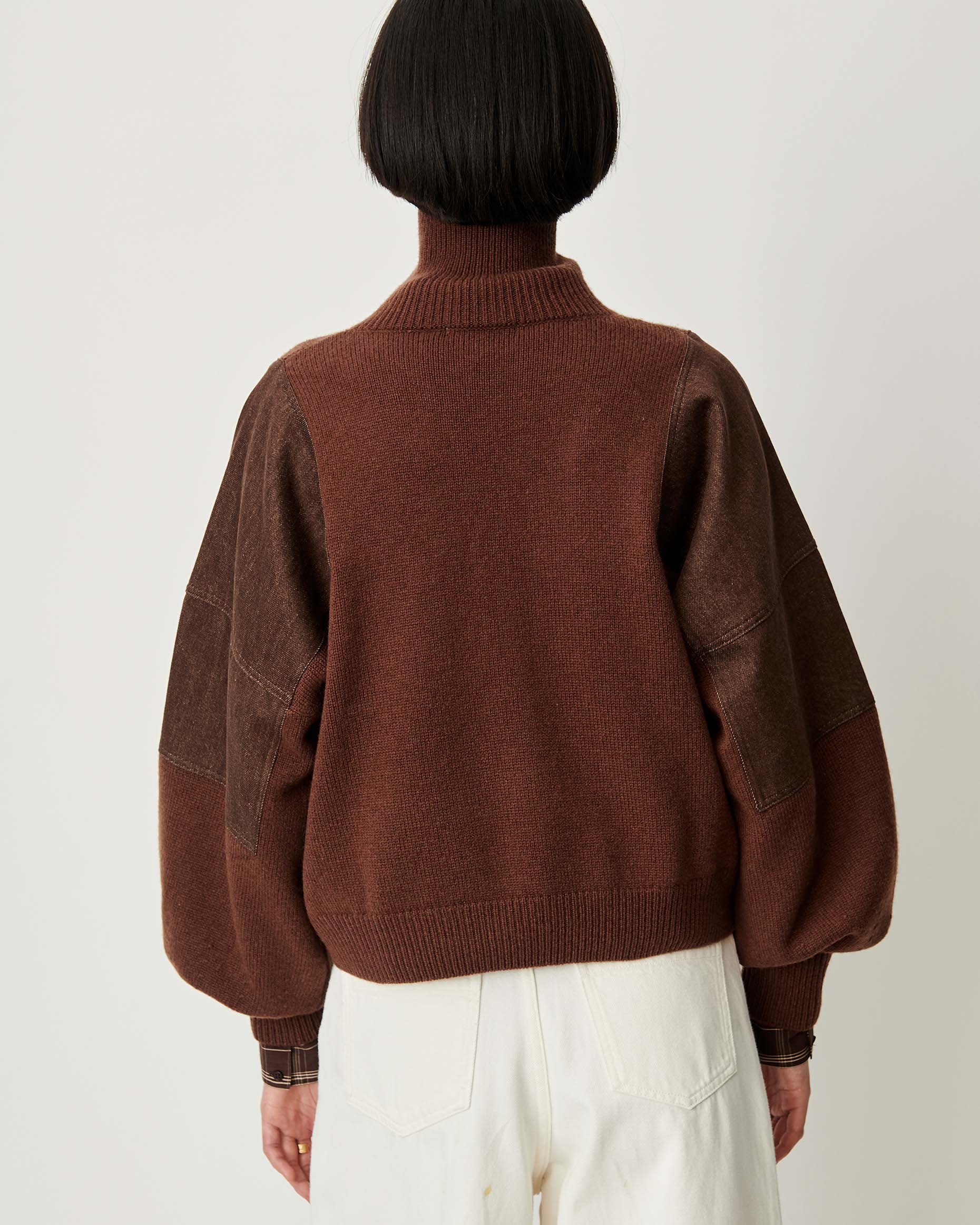 Sessun Wyssal Turtle Neck Patina Brown