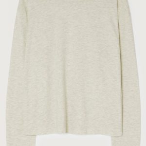 AMV Ypawood T-shirt manches longues gris chiné