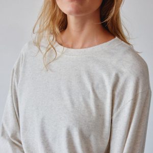 AMV Ypawood T-shirt manches longues gris chiné