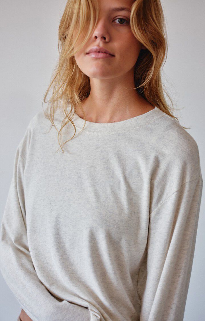 AMV Ypawood T-shirt manches longues gris chiné