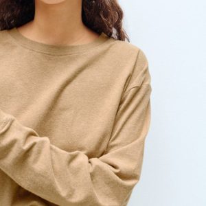 AMV Ypawood Tshirt manches longues Macchiato Chiné