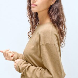 AMV Ypawood Tshirt manches longues Macchiato Chiné