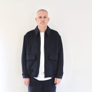 AMV Dodiloo Veste Zippée Navy chiné