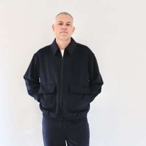 AMV Dodiloo Veste Zippée Navy chiné