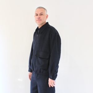 AMV Dodiloo Veste Zippée Navy chiné