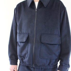 AMV Dodiloo Veste Zippée Navy chiné