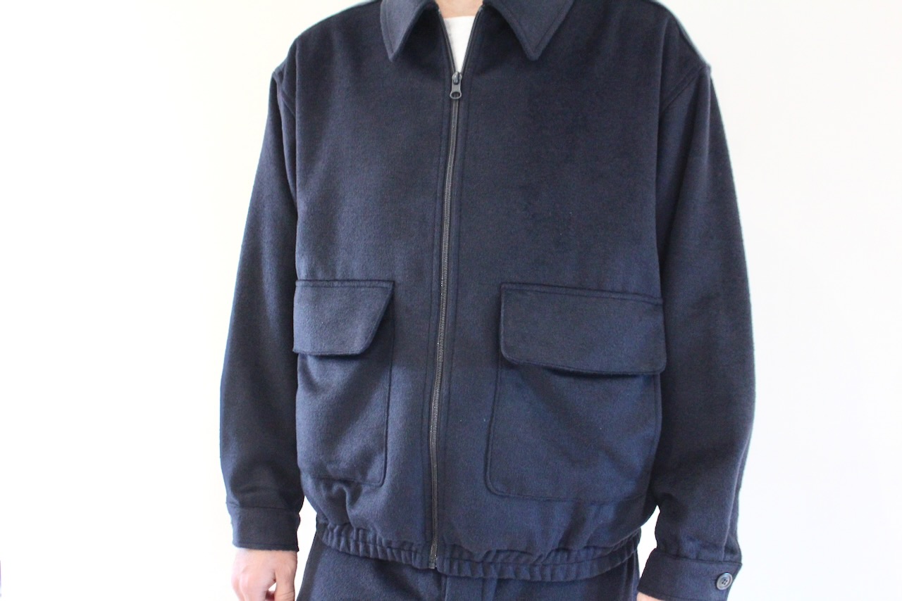 AMV Dodiloo Veste Zippée Navy chiné