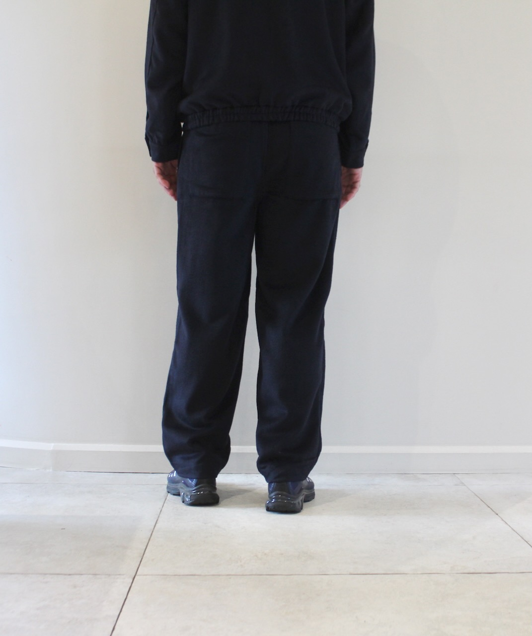 AMV Dodiloo Pantalon Carotte Navy Chiné