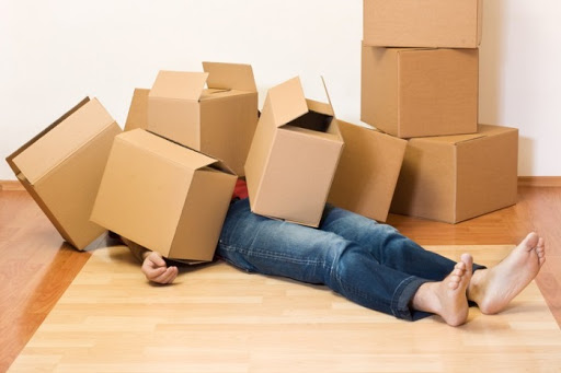 Déménagement, trop de cartons