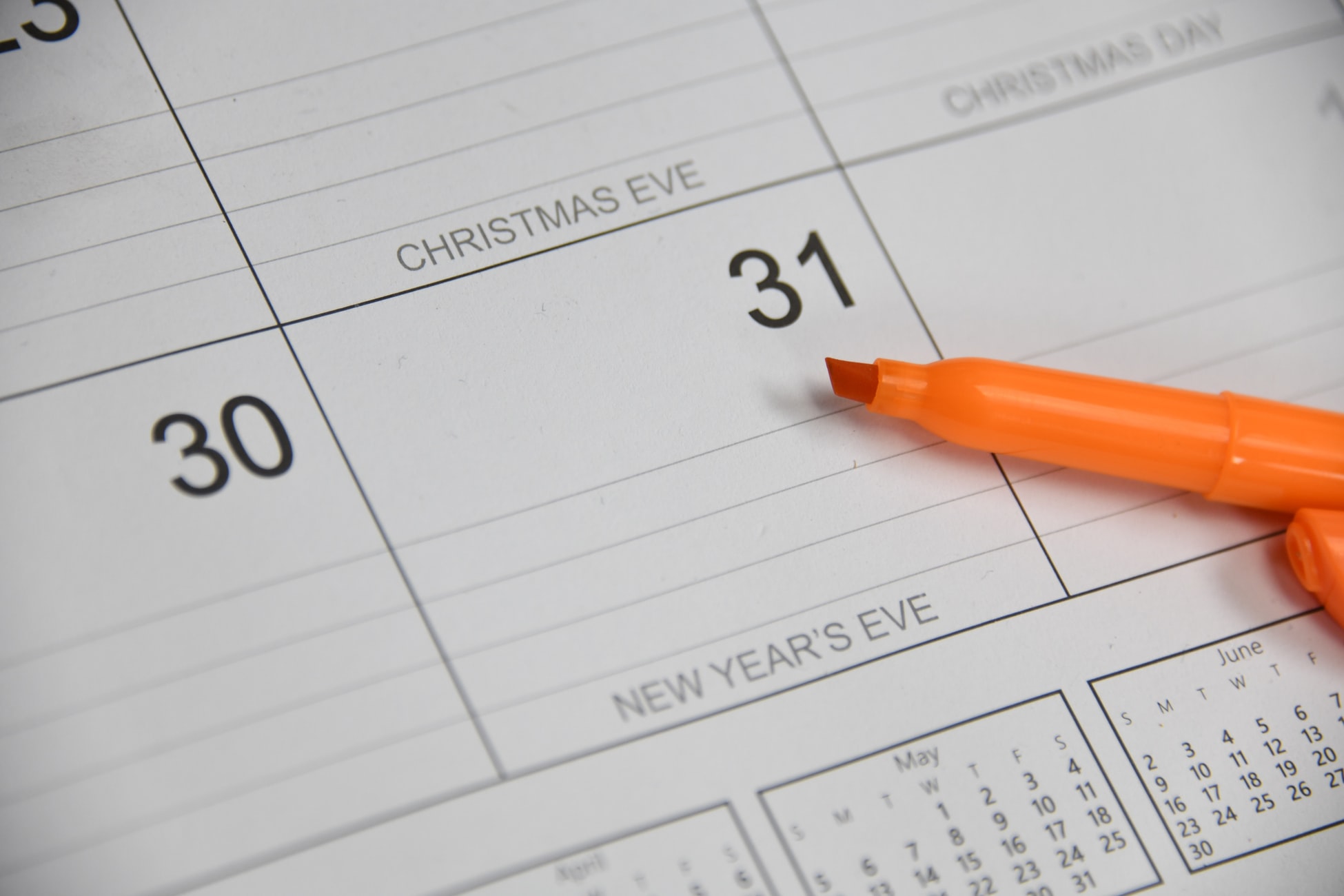 Calendrier déménagement