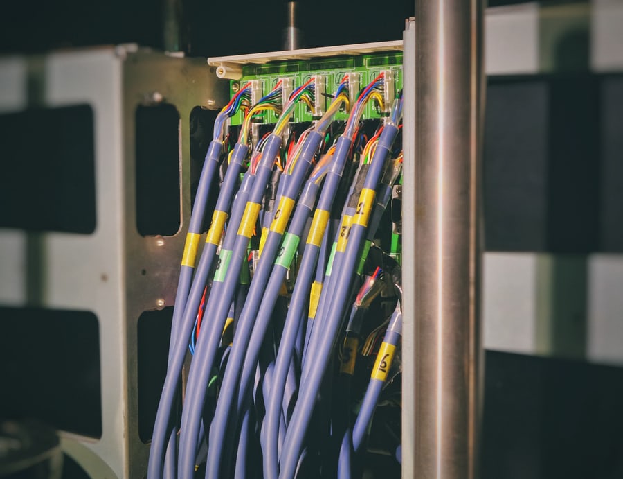 Cable d'une ligne fibre optique