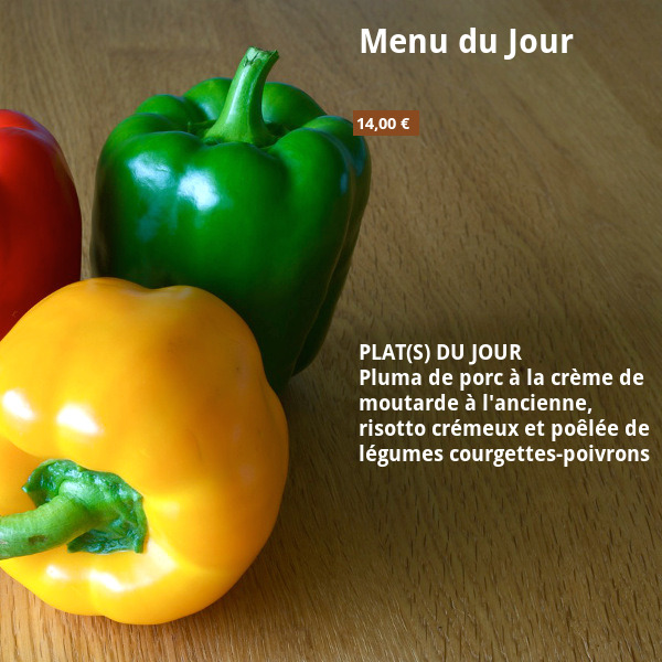 Menu du Jour