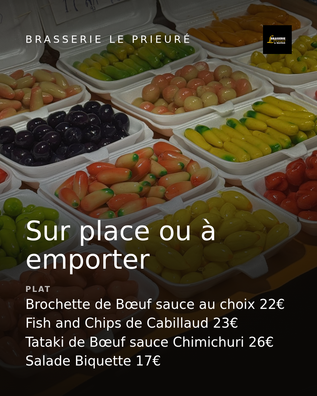 Sur place ou à emporter