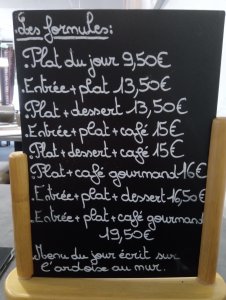 Menu du jour de ce lundi 16/09.