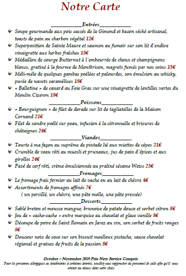 Publication du 03/10/2019