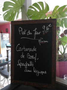 Menu du jour