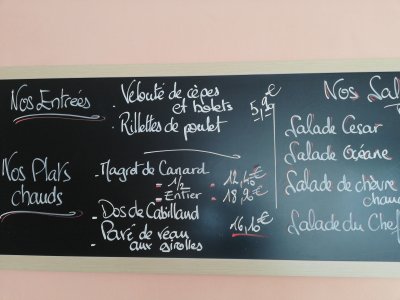 Menu du jour