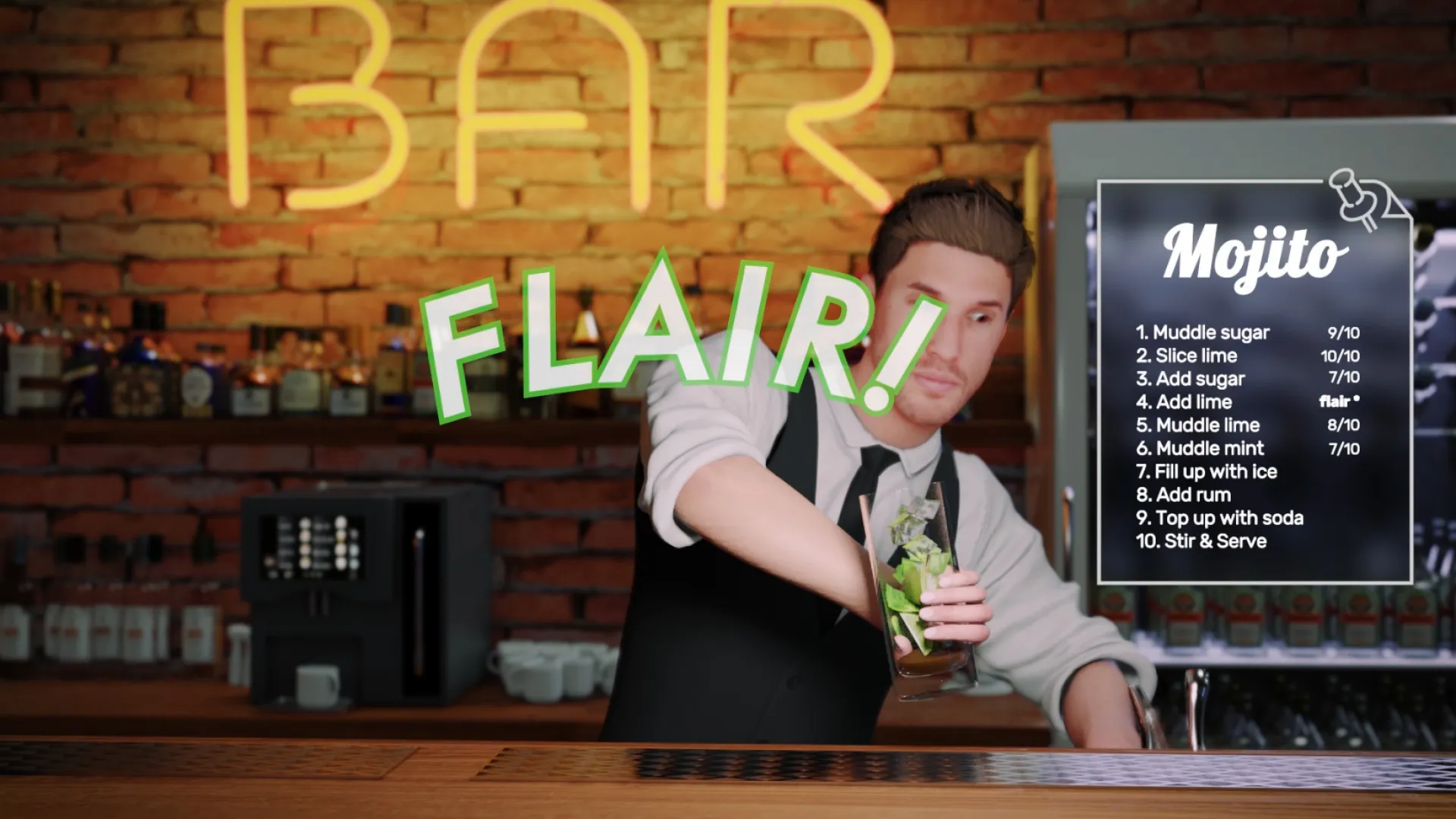Barman simulator 