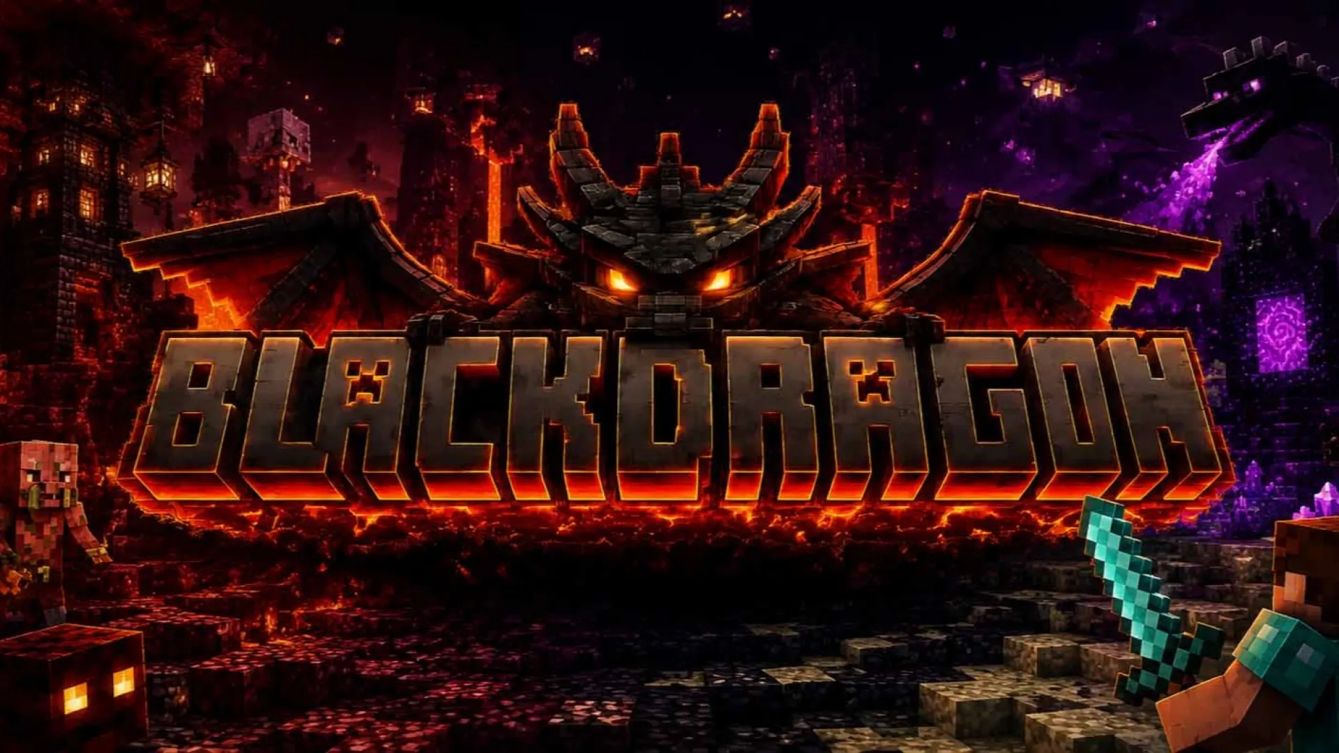 Blackdragon Network launches versatile Minecraft community with Survival, Lifesteal and Skyblock