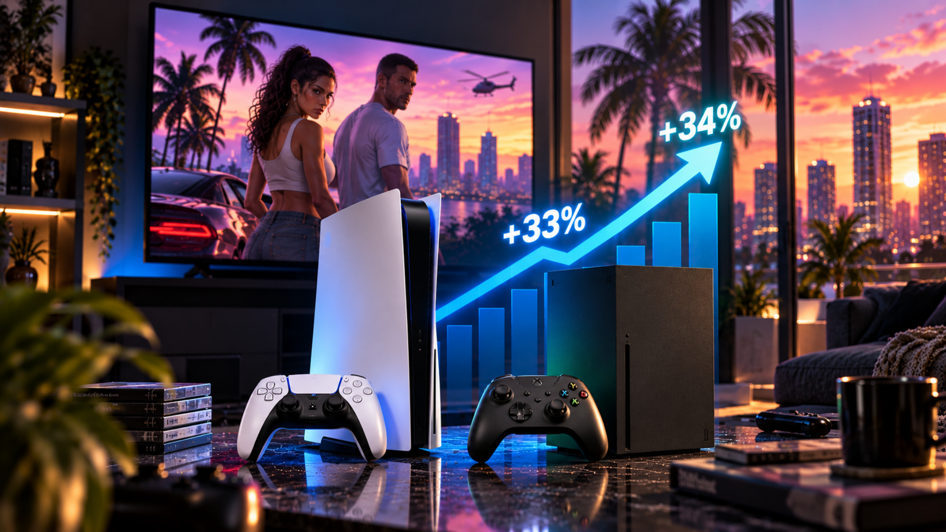 GTA 6-hype significantly increases PS5 and Xbox sales