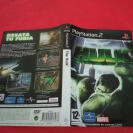 Libro de instrucciones y caratula de videojuego Hulk PS2