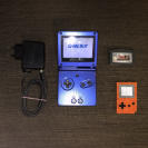 CONSOLA NINTENDO GAME BOY ADVANCE AZUL + DYNASTY WARRIORS ADVANCE