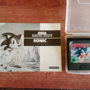 Juego Game gear Sonic The Hedgehog.