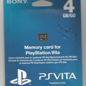 Memory card de 4 Gb para PS Vita!