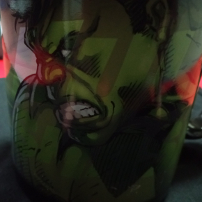 Taza Mágica Hulk Smash Marvel Termocromática Nueva