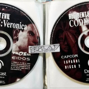 RESIDENT EVIL CODE VERONICA PAL ESPAÑA SOLO DISCOS PAL DC DREAMCAST ENVIO 24H