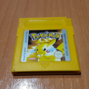 Pokemon Amarillo - Game Boy - GUARDA PARTIDA!