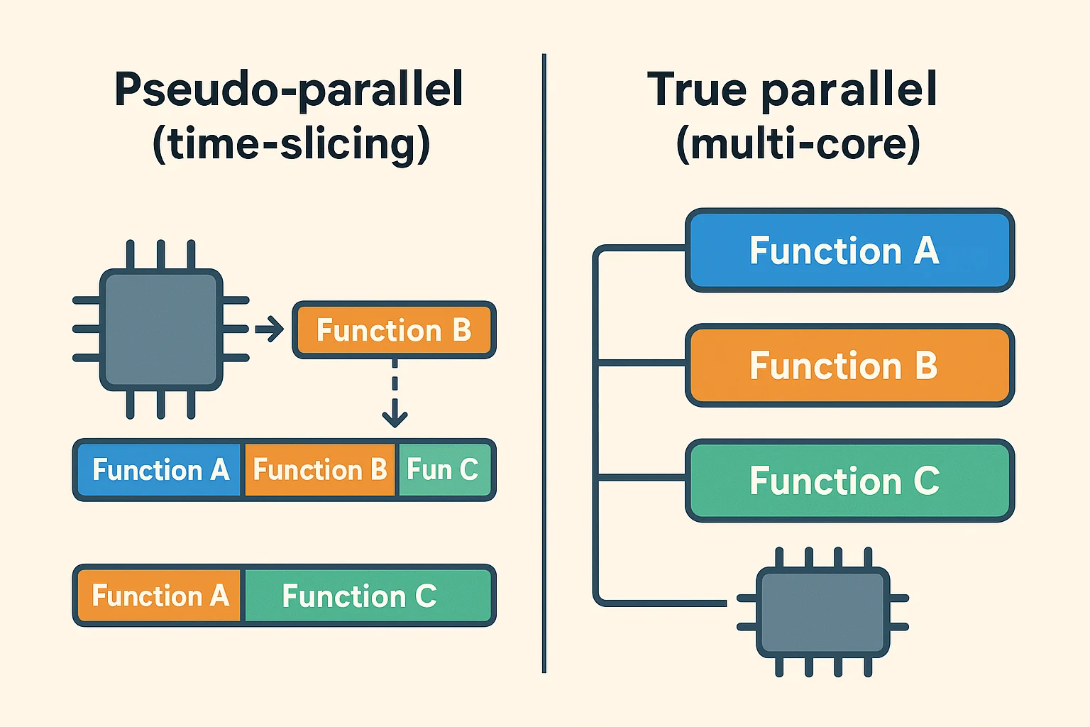 parallel, time-slicing