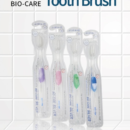 Зубна щітка зі сріблом антибактеріальна Dr.HELPER Bio-Care Silver toothbrush