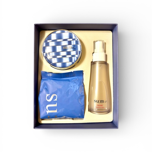 Набор кушон c запаской и эссенцией SU:M37 Water-full CC Cushion Perfect Finish Special Set