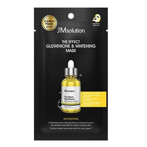 Тканинна маска з глутатіоном відбілююча JMSolution The Effect Glutathione & Whitening Mask