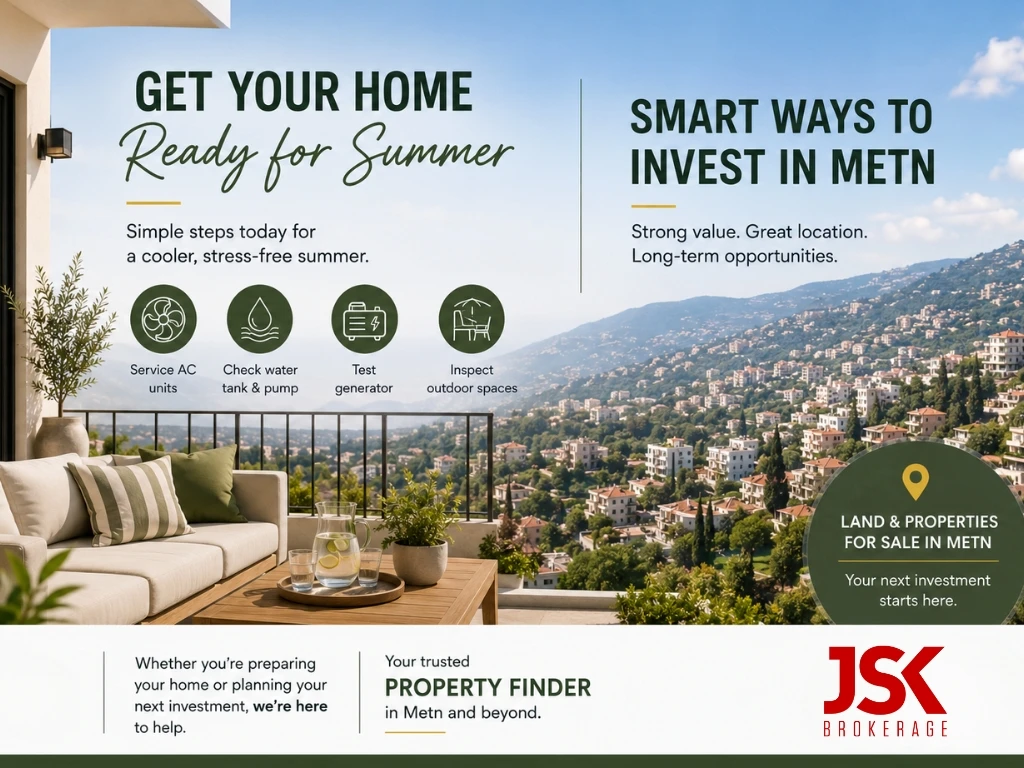 Get Your Home Ready for Summer - And Smart Ways to Invest in Metn Real Estate