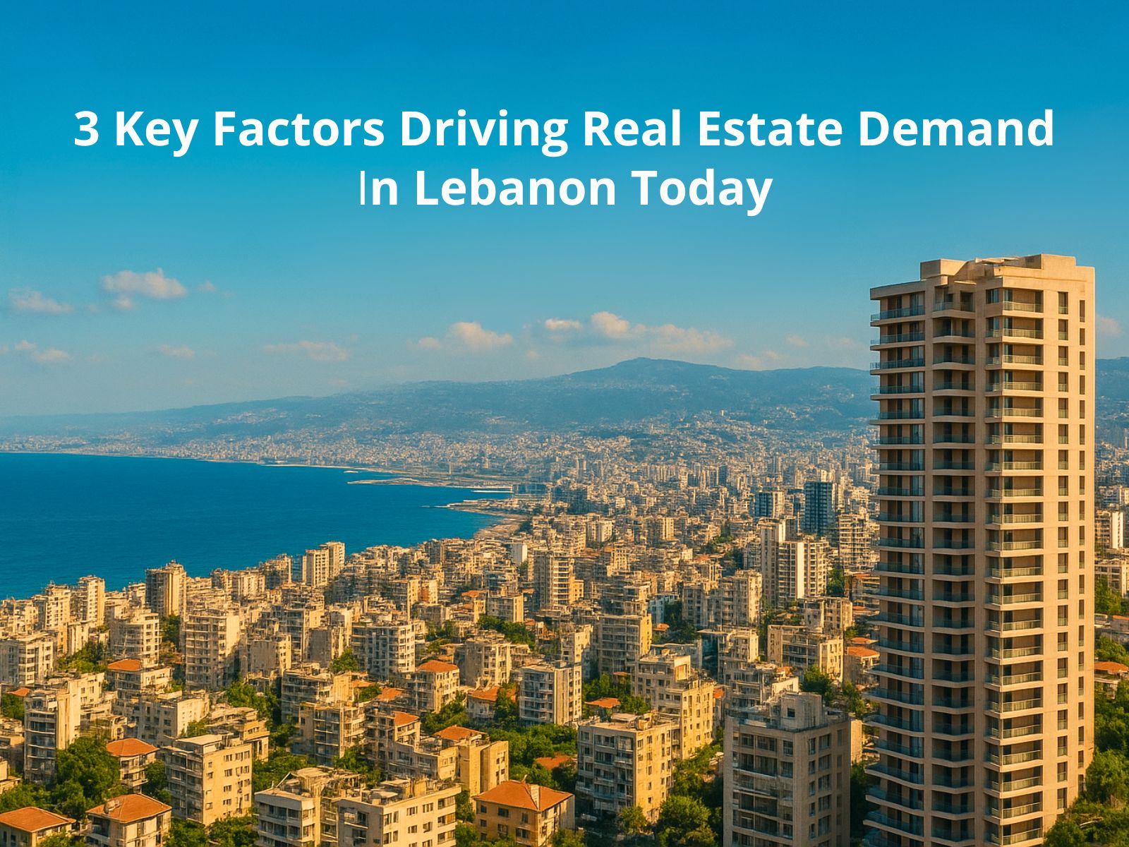 3 Key Factors Driving Real Estate Demand in Lebanon Today
