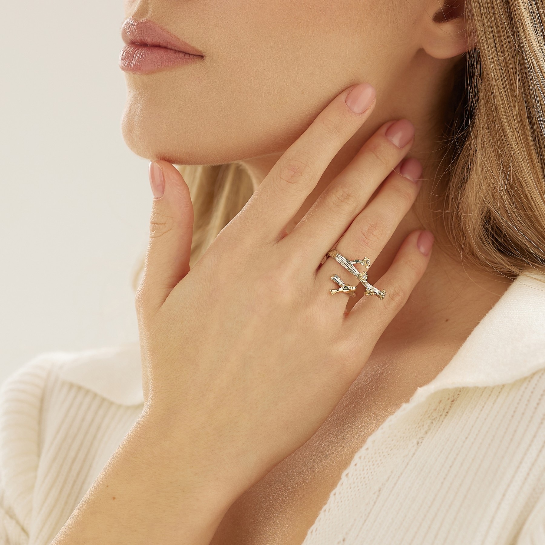 Bird and flowers - Image 8