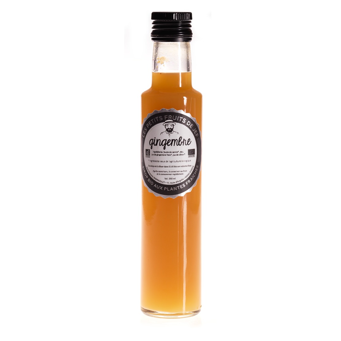 Sirop Bio aux Epices - 250ml - Gingembre