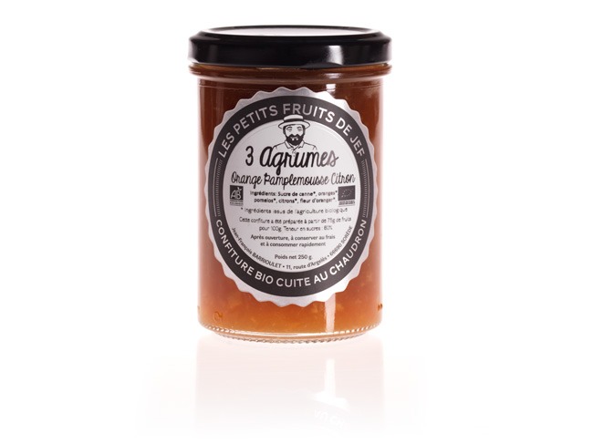 Confiture Bio - 250 g - 3 Agrumes