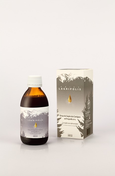 LAGRIPOLIS  Sirop de sapin & Propolis (3%) Bio  250 ml