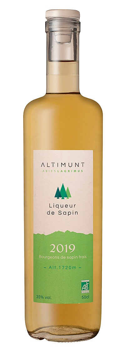 ALTIMUNT Liqueur de Sapin(Bourgeons de sapin frais)Bio 35° 500ml