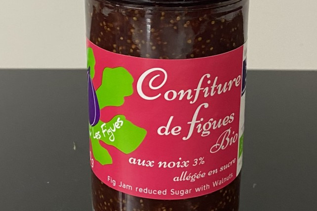Confiture de figues aux noix