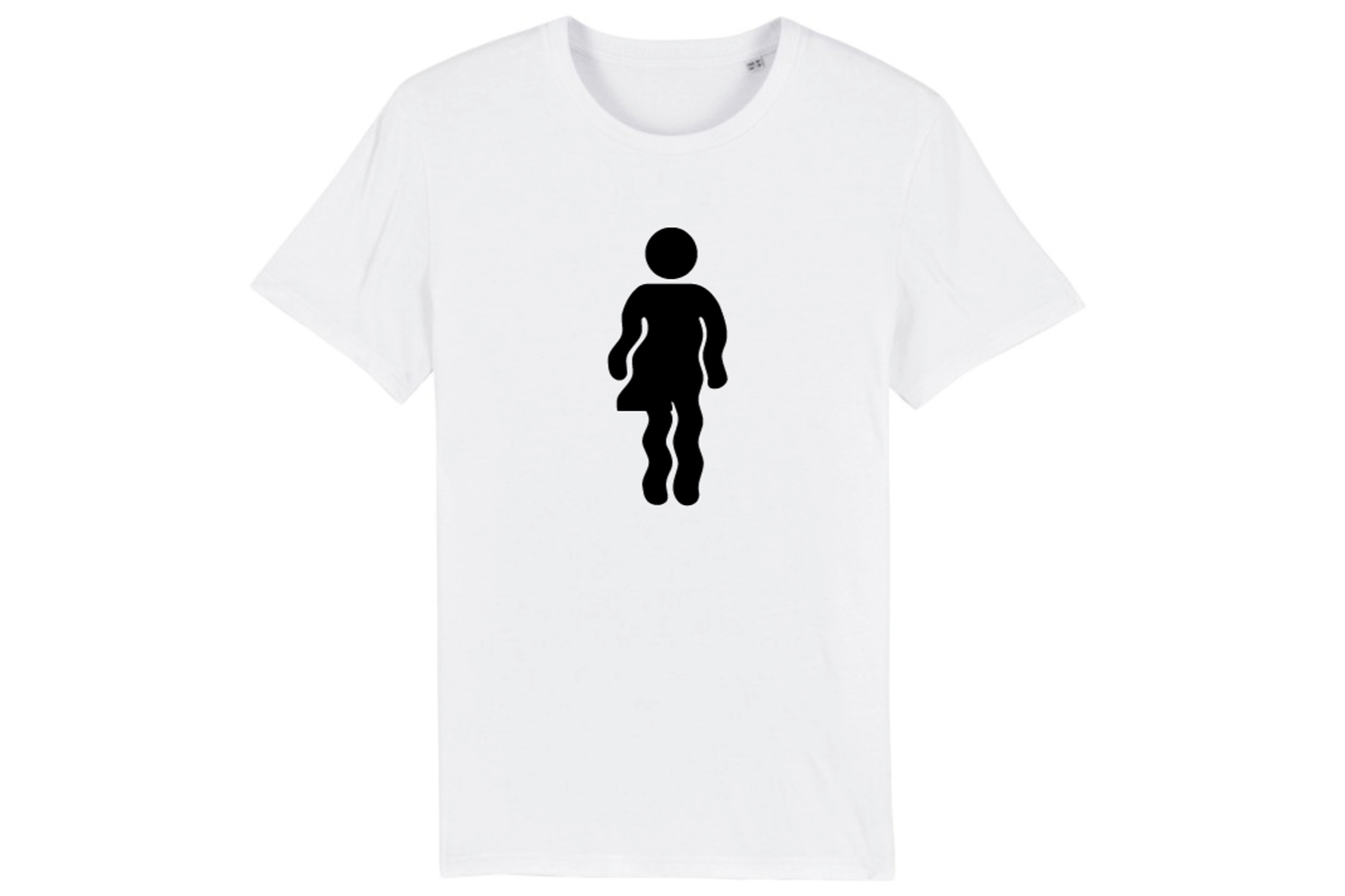 T-shirt unisexe Handi1visible logo noir